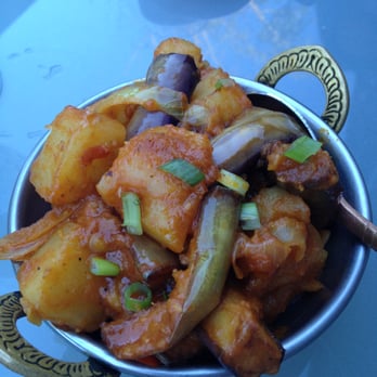 Yeti Restaurant - Eggplant Potato Masala - Indian Near Me - Glen Ellen, California