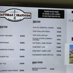 Hatteras Seafoods Retail Market