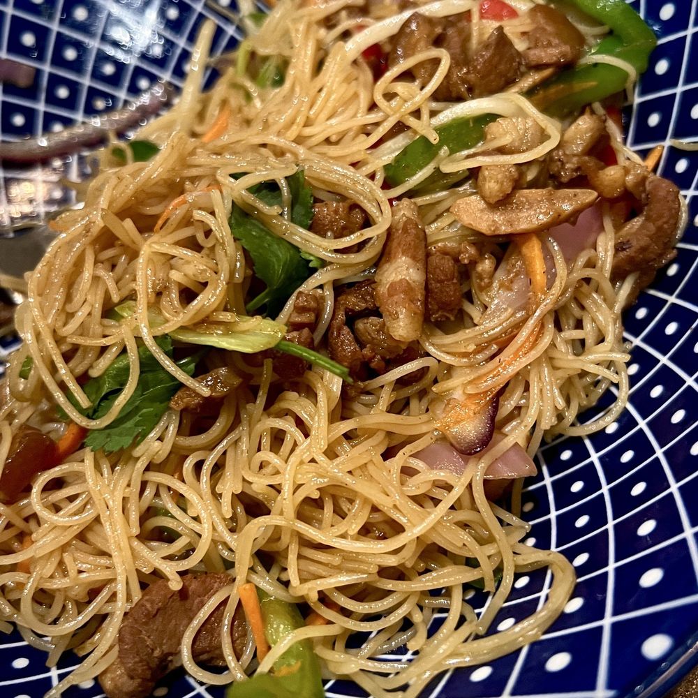 Pork and noodles Pork and noodles