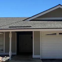 Front of the house.