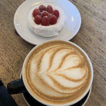 Tatte Bakery & Cafe - Raspberry pavlova, Oat milk latte - Cafes Near Me - Boston, Massachusetts Tatte Bakery & Cafe - Raspberry pavlova, Oat milk latte - Cafes Near Me - Boston, Massachusetts