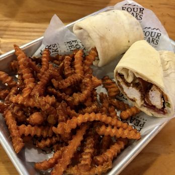 Four Peaks Brewing - sweet potato fries, Chicken Bacon Ranch on the beer bread - Pubs Near Me - Tempe, Arizona