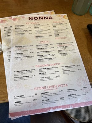 Menu photo 1 Nonna San Diego, CA Menu photo 1 Nonna San Diego, CA