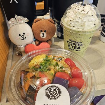 The Coffee Bean & Tea Leaf - Cookies and Cream matcha ice blended for $4 (plus 99 cents for soy milk) and a free Roasted Veggie Power Bowl from our completed Stamp Card! - Coffee & Tea Near Me - Kapolei, Hawaii The Coffee Bean & Tea Leaf - Cookies and Cream matcha ice blended for $4 (plus 99 cents for soy milk) and a free Roasted Veggie Power Bowl from our completed Stamp Card! - Coffee & Tea Near Me - Kapolei, Hawaii