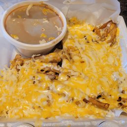 Chili cheese fries, more cheese than fries. Chili cheese fries, more cheese than fries.