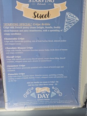 Menu photo 2 Starving Manitou Springs, CO Menu photo 2 Starving Manitou Springs, CO