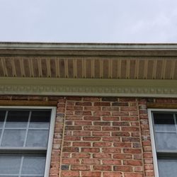 Whisper Kleen Pressure Washing - Gutter Brightening before photo