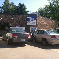 USPS - It's inside the gas station and there is a drive thru
