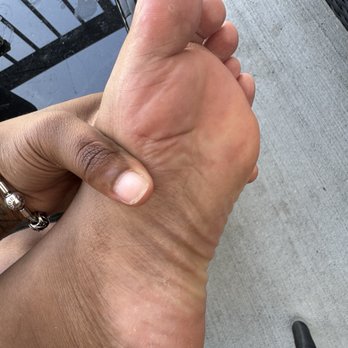 Merci Nails & Spa - This is how the bottom of my feet looked not even 30mins after the pedicure. - Nail Salons Near Me - Baton Rouge, Louisiana Merci Nails & Spa - This is how the bottom of my feet looked not even 30mins after the pedicure. - Nail Salons Near Me - Baton Rouge, Louisiana