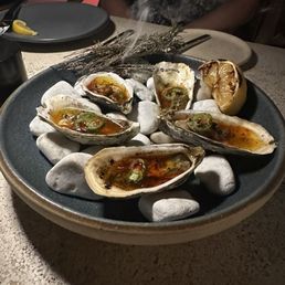 Oysters appetizer