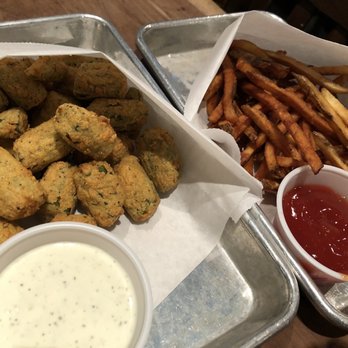 Ten50 BBQ - Fried Okra Hand Cut Fries - Barbeque Near Me - Richardson, Texas Ten50 BBQ - Fried Okra Hand Cut Fries - Barbeque Near Me - Richardson, Texas