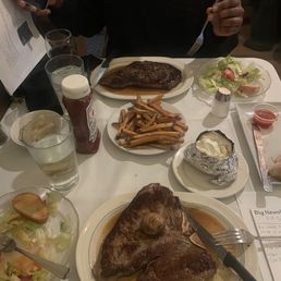 Golden Steer's special of the night. Their T bone steak. Fantastic!