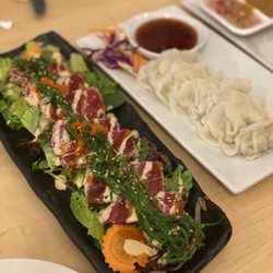 Neko Thai and Sushi Bar - Seared Ahi Tuna and Gyoza