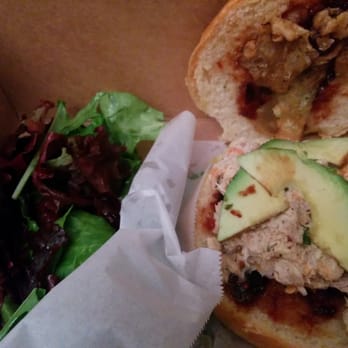 Union Market - Chicken salad with avocado and chicken skins. And some jam. - Sandwiches Near Me - Richmond, Virginia