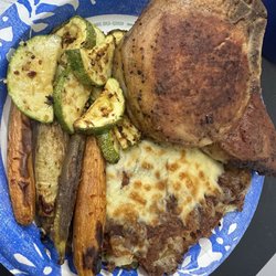 Wood-Dale Market - That pork chop is HUGE!