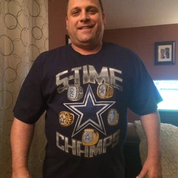 Dice's Creative Cakes - a man wearing a t - shirt that says time champions - Bakeries Near Me - Boyertown, Pennsylvania