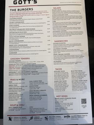 Menu photo 3 Gott's Santa Monica, CA Menu photo 3 Gott's Santa Monica, CA