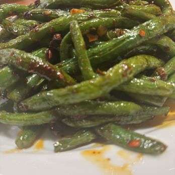 Sunny Dumpling House - Spicy garlic green beans devoured within minutes! I would love to see what these would taste like with beef or chicken ! Wow ! - Chinese Near Me - Lake Forest, California Sunny Dumpling House - Spicy garlic green beans devoured within minutes! I would love to see what these would taste like with beef or chicken ! Wow ! - Chinese Near Me - Lake Forest, California