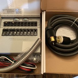 McWilliams Electric - We are about to install this manual transfer switch, it is a 50 amp/240 V system, a little bit bigger than your 5KW generator's