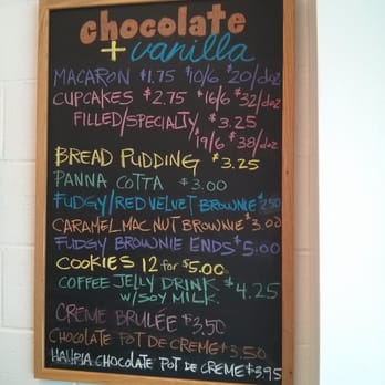 Chocolate + Vanilla Bakery - Today's menu - Bakeries Near Me - Honolulu, Hawaii Chocolate + Vanilla Bakery - Today's menu - Bakeries Near Me - Honolulu, Hawaii