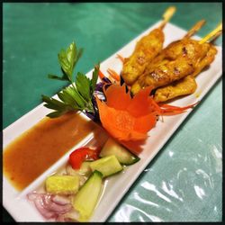 Kinaree Thai Restaurant - Chicken satay - different peanut sauce than I'm used to but it was really good!