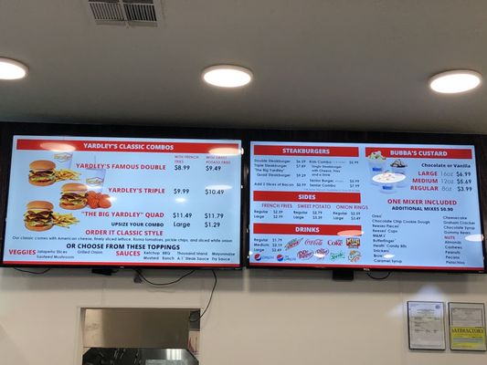 Menu photo 3 Yardley's Steakburgers Littlefield, AZ
