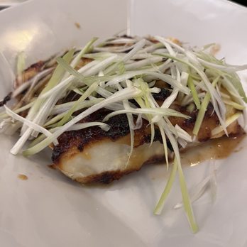 Ginger Cafe - Baked Honey Miso Chilean Sea Bass - Asian Fusion Near Me - Gilroy, California