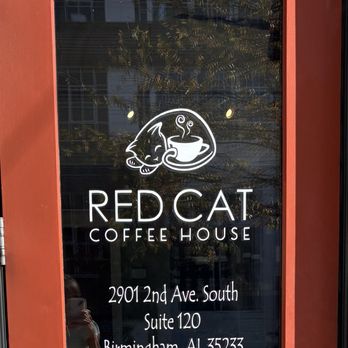 The Red Cat - Front door entrance. - Coffee & Tea Near Me - Birmingham, Alabama