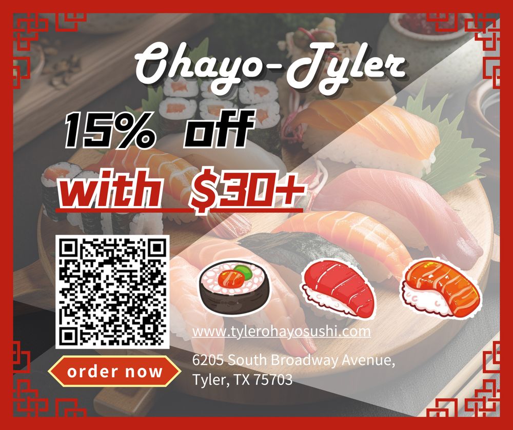OHAYO SUSHI 67 Photos & 32 Reviews 6205 S Broadway Ave, Tyler