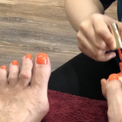 Vy Nails - Really love this color for summer! They do a good job