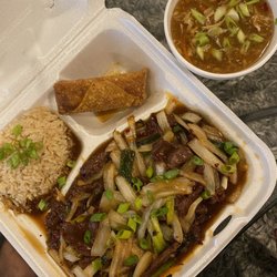 Tailee - Mongolian beef dinner combo