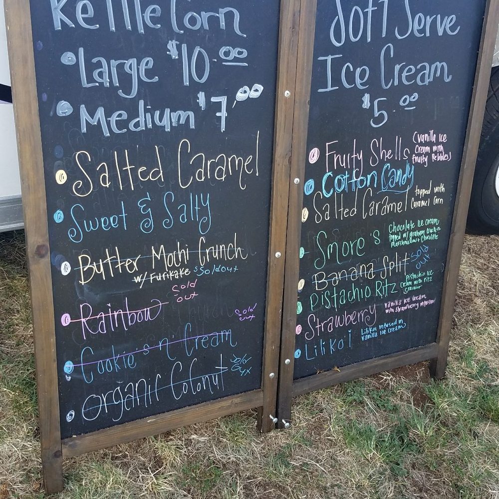 The menu at this event The menu at this event
