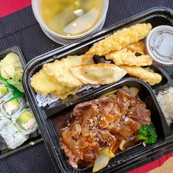 Big Fish Sushi - Steak Teriyaki Dinner Bento ($17.95) - Sushi Bars Near Me - Sammamish, Washington Big Fish Sushi - Steak Teriyaki Dinner Bento ($17.95) - Sushi Bars Near Me - Sammamish, Washington