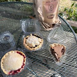 Sweetie Pies - Cherry pie, blueberry pie, chocolate chess pie, pie crust cookies--so good!