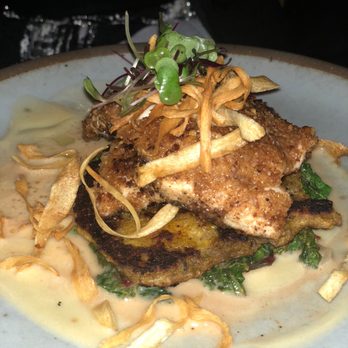 Chestnut - Pecan Crusted Trout was AMAZING! - New American Near Me - Asheville, North Carolina Chestnut - Pecan Crusted Trout was AMAZING! - New American Near Me - Asheville, North Carolina