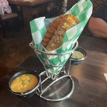 Olde Brick House - Pretzel bites with two different sauces. - Irish Near Me - Mankato, Minnesota