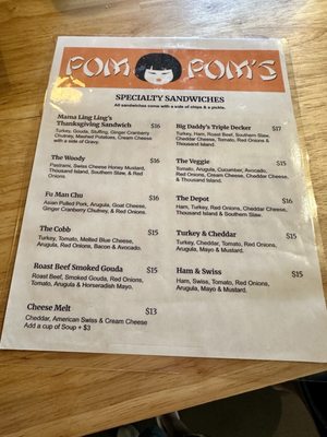 Pom Pom's Sandwiches by null