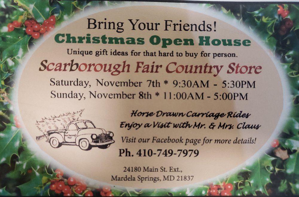 SCARBOROUGH FAIR Updated October 2024 24180 Main St, Mardela