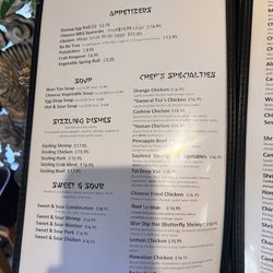 Golden Lily - Menu