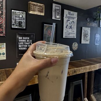 Eagle Brew Coffee Crew - Crème brûlée drink and decor - Coffee & Tea Near Me - Hemet, California