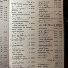 Menu Menu