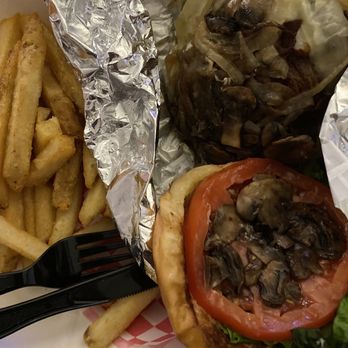 Burger Republic - Shroomin' burger and fries - Burgers Near Me - Chattanooga, Tennessee