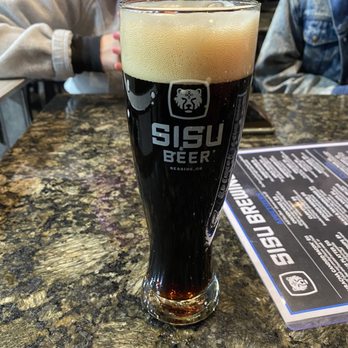 Sisu Beer - Stoic black lager - Brewpubs Near Me - Seaside, Oregon Sisu Beer - Stoic black lager - Brewpubs Near Me - Seaside, Oregon