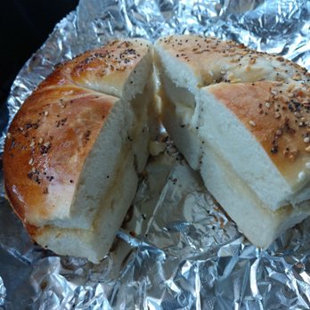 Not Just Bagels - "toasted"....but not enough to melt butter. - Bagels Near Me - Howell, New Jersey