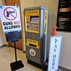 Kapolei State Office Building - Pay for parking at the kiosk
