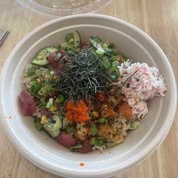 Pokeworks - Poke Bowl - Large (3 Proteins) - Salad Near Me - Costa Mesa, California Pokeworks - Poke Bowl - Large (3 Proteins) - Salad Near Me - Costa Mesa, California