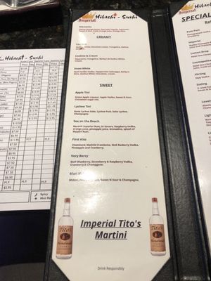Menu photo 8 Imperial Hibachi & Sushi Euless, TX