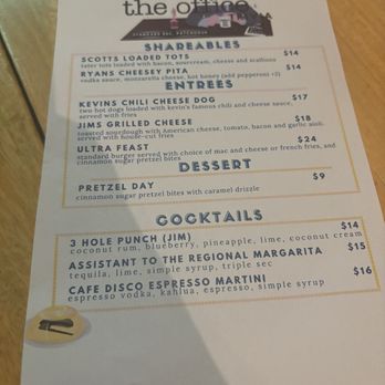 Standard Rec - All office themed drinks, entrees and dessert. - Bars Near Me - Patchogue, New York
