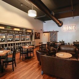 Lounge area and Wine dispenser!