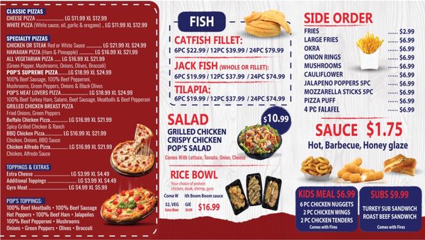 Menu photo 2 Pops Pizza & Wings Saint Louis, MO Menu photo 2 Pops Pizza & Wings Saint Louis, MO